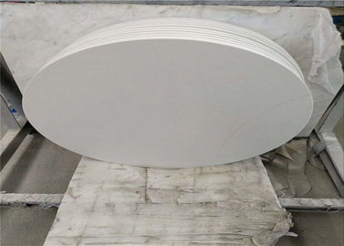 China Os tampos da mesa de mármore brancos de Carrara da casa pré-fabricada alisam a espessura personalizada superfície fornecedor