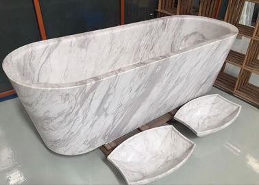 China Do mármore de pedra natural luxuoso da banheira do tratamento tipo autônomo material lustrado fornecedor