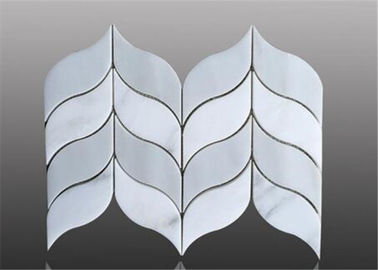 China Teste padrão da folha da telha de assoalho do mosaico do mármore de Ject da água para a decoração do assoalho fornecedor