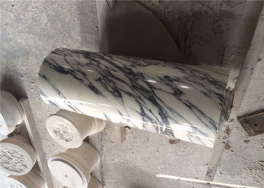 China Mármore de pedra natural de mármore de Arabescato para coluna redonda grande pré-fabricada fornecedor