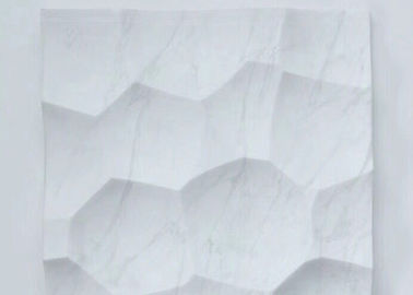 China Laje de mármore branca do dobre de pedra natural bonito da telha das veias para a decoração da parede do fundo fornecedor