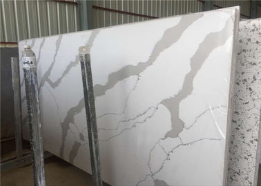China Grande laje projetada da pedra branca de pedra artificial de quartzo de Calacatta fornecedor