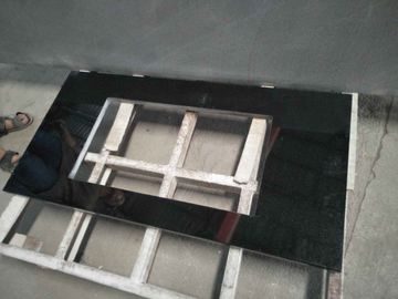 China Bancada preta absoluta do granito, bancadas de pedra pretas da casa pré-fabricada para o banheiro fornecedor