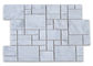 Telha de mosaico da pedra do teste padrão de Versalhes para a aparência do clássico do banheiro fornecedor