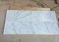 Superfície lustrada personalizada de Carrara telhas de pedra naturais de mármore brancas fornecedor
